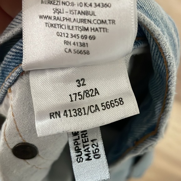 Polo Ralph Lauren Women's Light Wash Denim Slit Pencil Style Skirt Size 32 - Picture 10 of 15